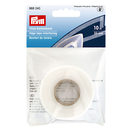 Vlies-Kantenband, 20 mm - weiss image number