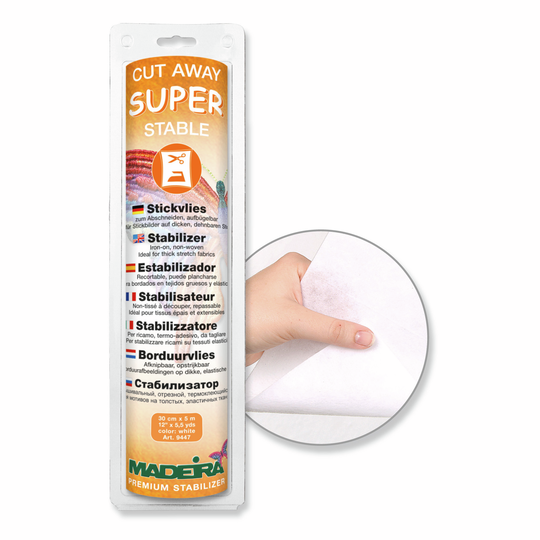 Stickvlies Madeira Super Stable, weiss image number