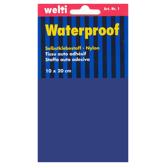 Selbstklebestoff Nylon 10 x 20 cm - royalblau