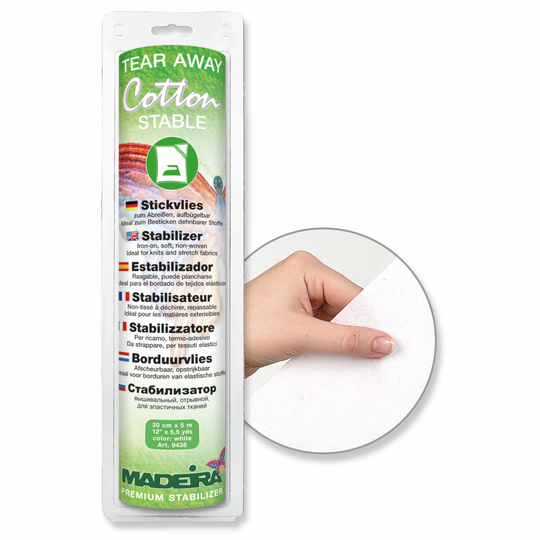 Stickvlies Madeira Cotton Stabel, weiss image number