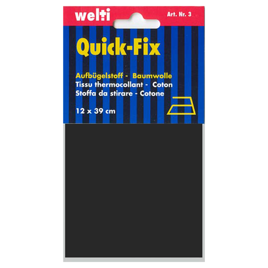 Flickstoff Quick-Fix fein, schwarz image number