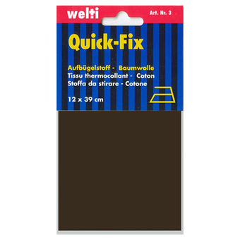 Flickstoff Quick-Fix fein, braun