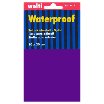 Selbstklebestoff Nylon 10 x 20 cm - violett