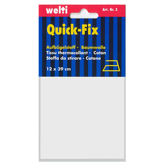 Flickstoff Quick-Fix fein, weiss