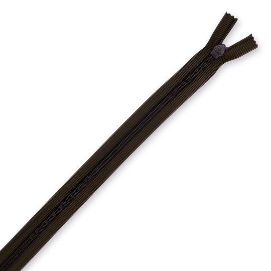Riri Reissverschluss nahtverdeckt 60 cm - 4022 dunkelbraun image number