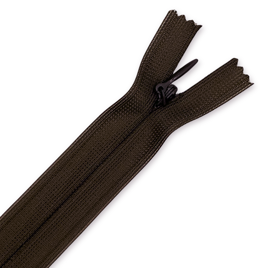 Riri Reissverschluss nahtverdeckt 60 cm - 4022 dunkelbraun image number