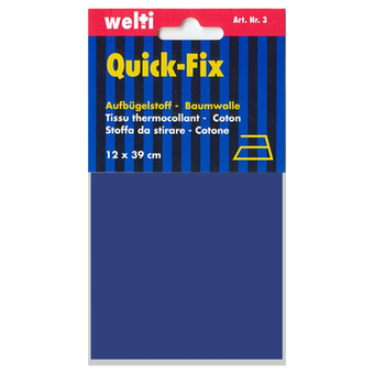 Flickstoff Quick-Fix fein, blau