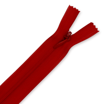Riri Reissverschluss nahtverdeckt 60 cm - 4076 rot