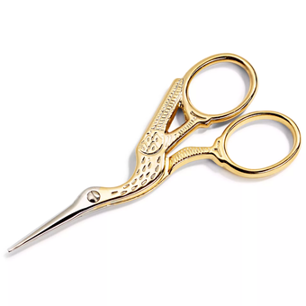 Stickschere Storch 9 cm
