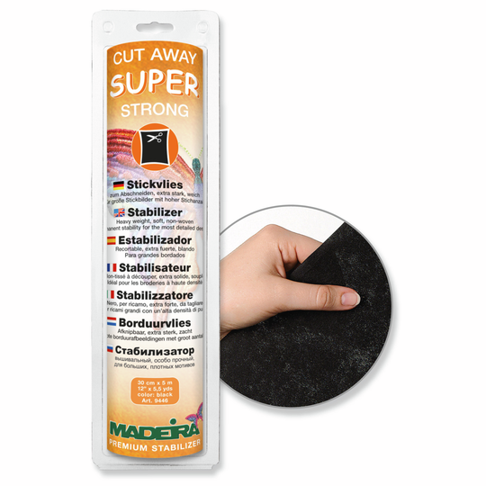 Stickvlies Madeira Super Strong, schwarz image number